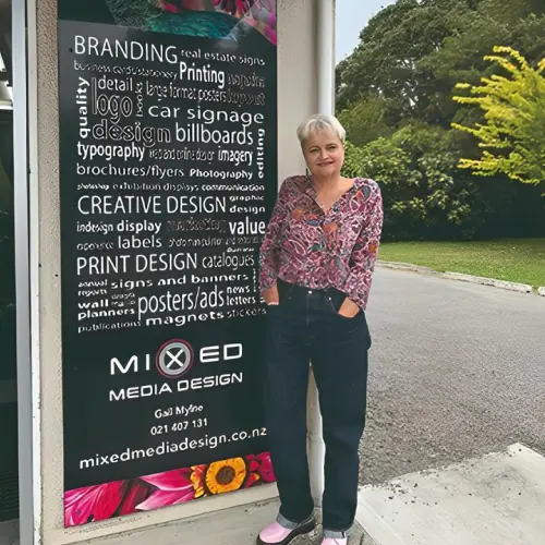 Kapiti Graphic Designer - Gail Mylne of Mixed Media Design